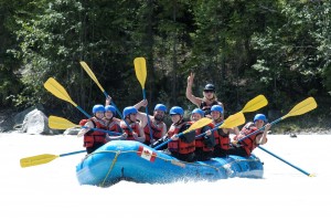Whitewater rafting half day in Golden BC