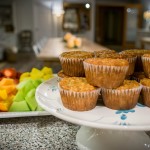 Muffins for breakfast at Whitewater Lodge B&B